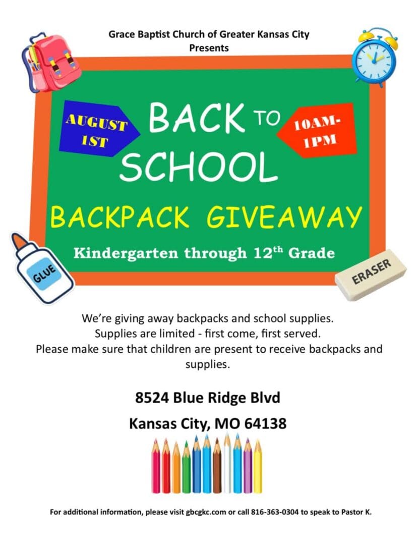 2026 Back 2 School-Backpack Giveaway